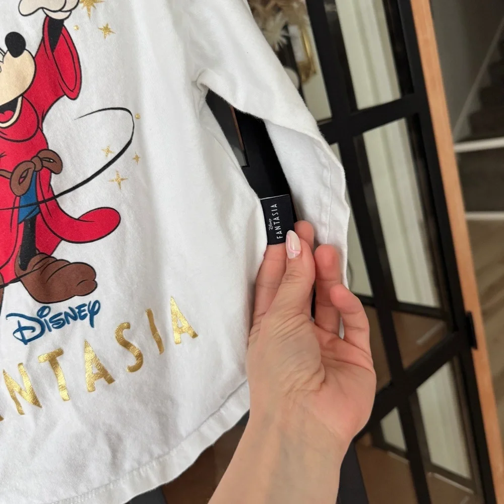 Zara Kids x Disney Fantasia Mickey Mouse tee long sleeve toddler boy girl unisex